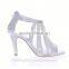 Factory Supply Top Quality fashion white bridal shoe from direct manufacturer