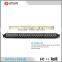 LY-PP6A-02 1U 24 Port Front Access Snap-In Type Empty Patch Panel for Cat6A / Cat6