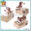 New design plastic diy eating money dog money box toys