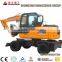 CHINA SMALL MINI WHEEL EXCAVATOR XN80-9