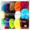 2016 Chinese new year decoration tissue paper pompom christmas tinsel garland