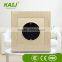 European standard luxury style gold pc panel 2 pole pin socket outlet and plug