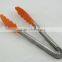 kitchenware stainless steel Nylon serving tongs
