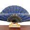Fancy decoration OEM pattern handmade tissue paper fan