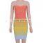 2015 OEM sale sexy strapless girl bandage dress Europe market hot selling plus size bodycon bandage dress
