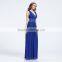2016 New fashion sexy evening dress,high quality manual nail bead women's evening dress
