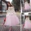 Fashion Women Bohemian Mesh Ball Gown Skirt A-Line Pleated Midi Swing Skirt