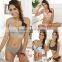 New Sexy Women Bra 3/4 Cup Thin Light Padded V-Neck Seamless Underwire Lingerie Underwear