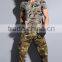 Military amry camouflage slim fit short t shirt for men