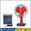 New solar products emergency mini solar table fan