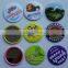 custom epoxy resin metal paris souvenir fridge magnet