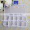 2.3*7.2*13.2CM Plastic Organizer Storage Box lucite acrylic beaded box jewelry case decoration