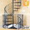 Antique exterior cast iron spiral staircase