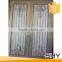 Decorative burglarproof wrought iron and glass door