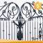 Wrought iron metal top arch gate