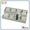 linen cover customize display trays watches wooden display tray