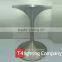 Tulip dining table base decorative bent custom metal legs