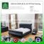 13077 New Double/Queen/King PU Leather upholstered Bed Frame & Tufted Headboard
