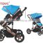 Germany Standard High Landscope Luxury Baby Stroller 3 in 1 with Excellent Damping System Prams Made in China