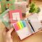 Notebook With Sticky Notes/Kawaii Stationery Diary Notebook Office School Supplies With Pen