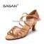 Woman Latin Dance Shoes Cross Ankle Strap