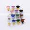 China Factory Directly Unique Octagonal Green Glass Knob For Home