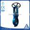 PN16 DN100 ductile iron handwheel knife type wafer gate valve