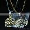 Fashion Flower Metal Pendant With Diamond for Ladies
