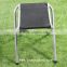 Outdoor metal folding Stool camping chair with pvc fabric