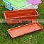 Taizhou manufacture plastic rectangle flower plant pots wholesale