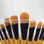 10 pc Nylon Art brush, Oil Painting brush with Nickel-plated brass Ferrule. Trade assurance.