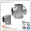 malleable iron pipe fitting cross 4 way made in china
