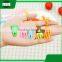 eco plastic kid tableware cartoon animal fruit fork set