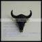 pure black resin deer head