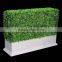 Wihte Planter Artificial Boxwood Hedge