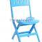 plastic foldable outdoor chair with iron feet