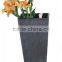 Plastic Square Tall Planter/ outdoor flower pot/20 years/new design/UV protection