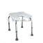 U shape seat shower bench