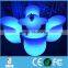 Classy and clean LED glow furniture table flower table