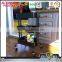3 Tier Kitchen Trolley with Wheels Corner Vegetable Fruit Storage Rack Shelf