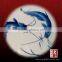 Art beauty blue color porcelain ceramic tea caddy