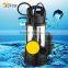 Stainless steel portable submersible pump