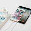 UK plug 2.4A 12W Dual USB Travel Charger Mobile Dual Wall Charger AC Power Adapter.