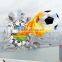 Hot Selling Football Wall Sticker , 3D Sticker for Decoration Kids Room