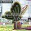 Artificial outdoor milan grass topiary animal shape for garden decor