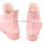 light pink basic style boot for girls colorful rain boots for girls rubber gumboots custom printing fashion latex rain boot