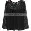 New Brand Top Quality 2015 Womens Lace Chiffon Blouses Shirt Tops Long Sleeve Sexy Women Clothing