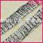 New Design black thread white thread trim for women cloth WTPB-015