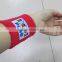 custom sports wristbands with woven label