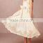 Latest Children Dress Design Kids Dresses Photo Sweet Ivory Warp- front Child Dress HSD5362